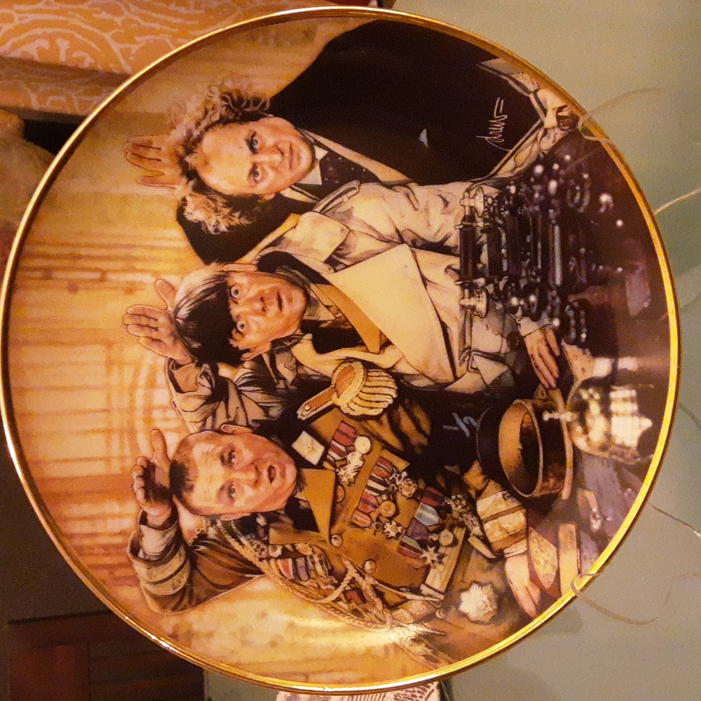 Franklin Mint Three Stooges Plate